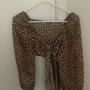 Audrey 3+1 cheetah shirt